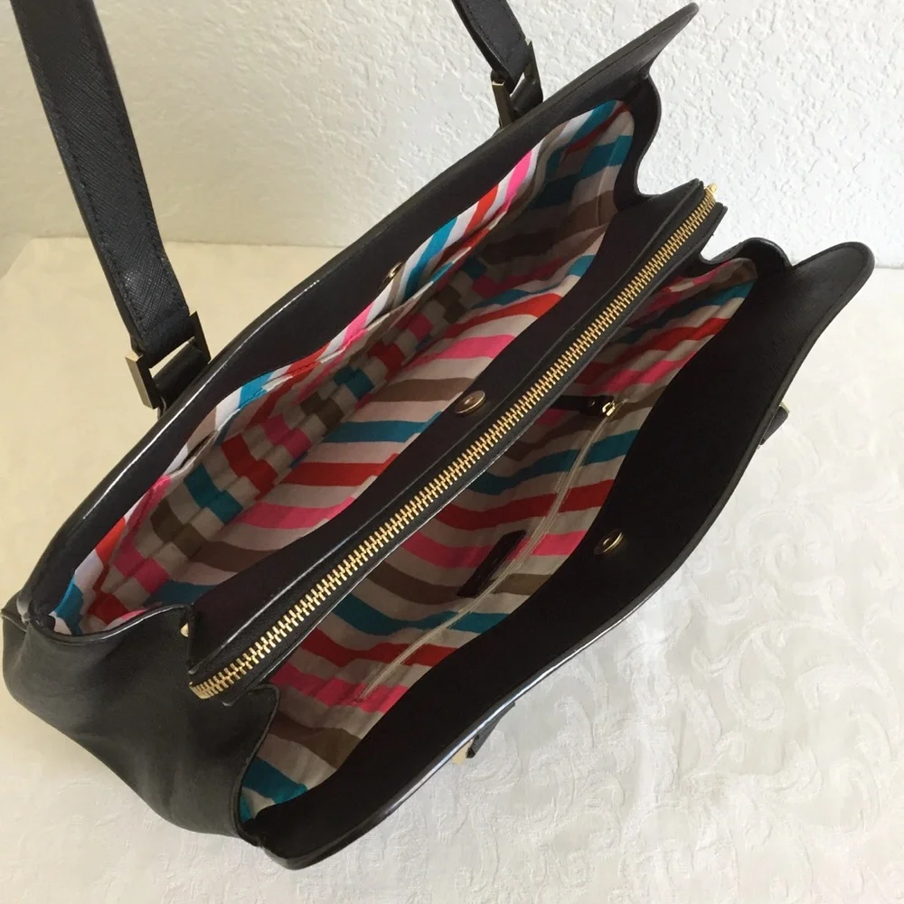 Kate Spade black NEWBURY LANE LODEN Tote